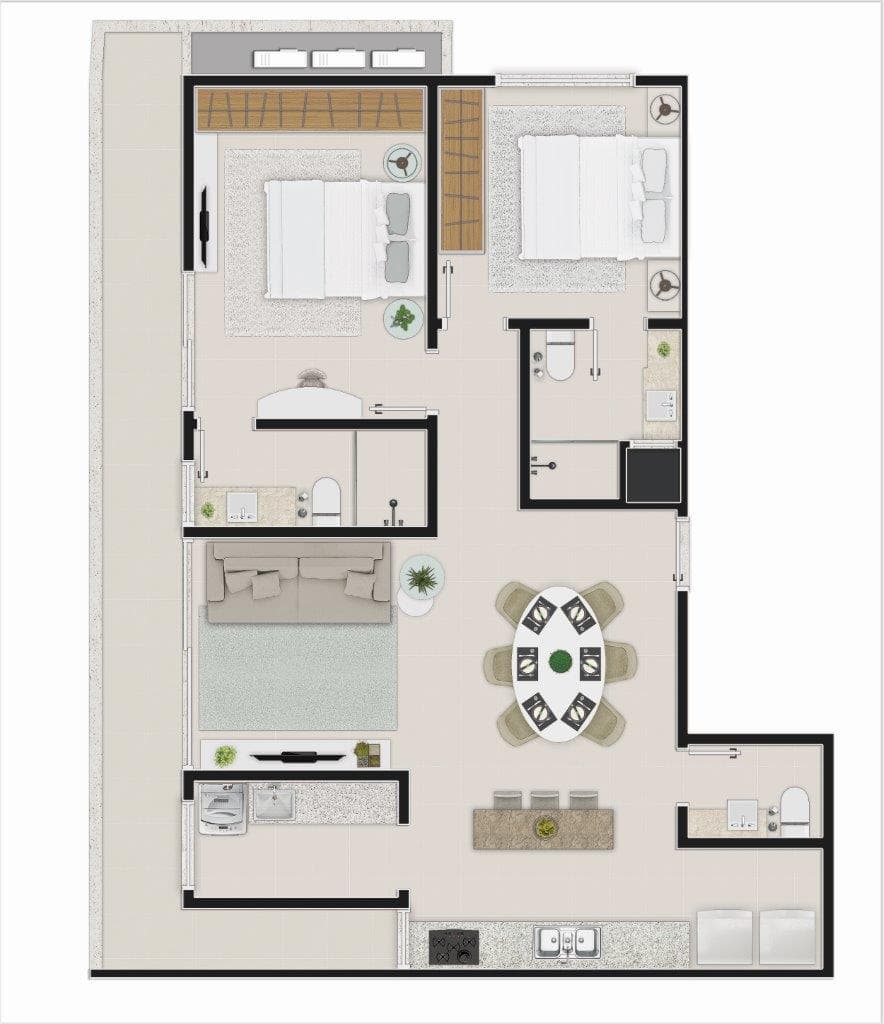 Planta 3 de Brava Arts