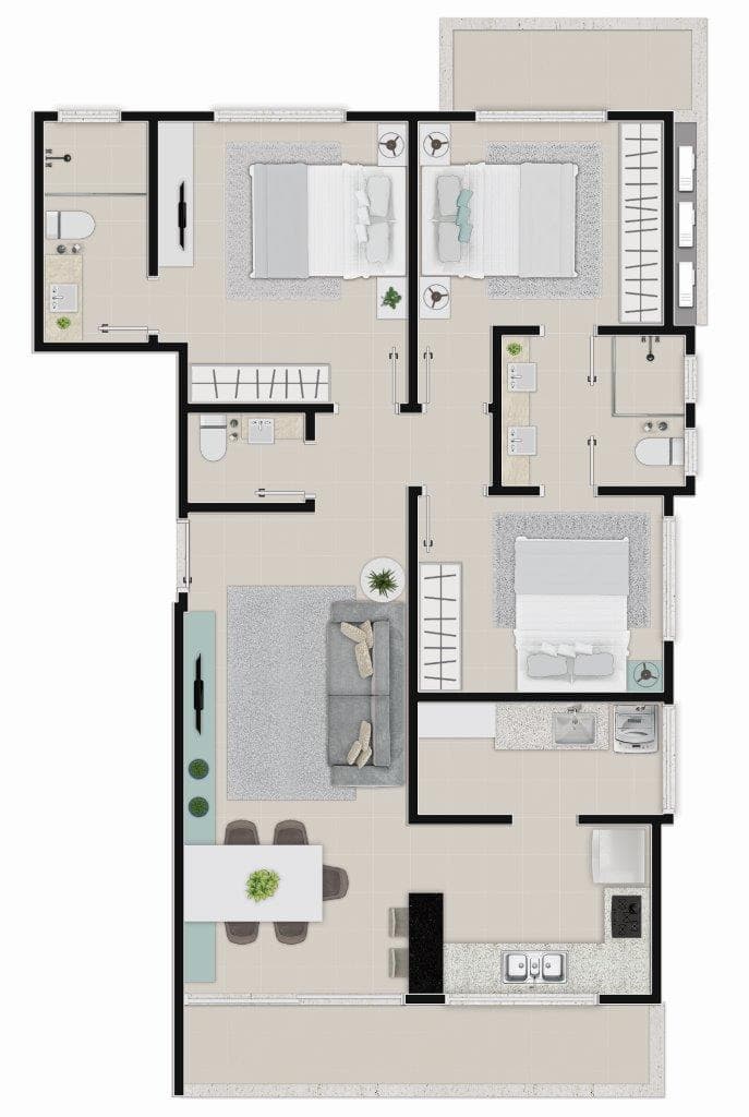 Planta 6 de Brava Arts