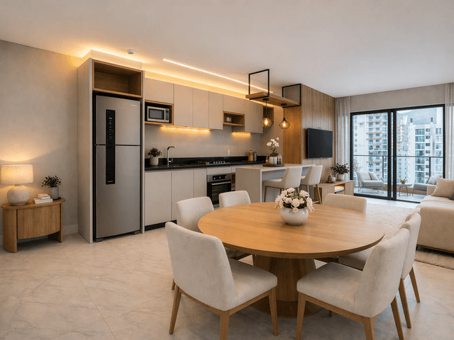 Foto 1 de Apartamento com 2 suítes à venda, 80m² - Praia Brava de Itajaí, Itajaí, SC