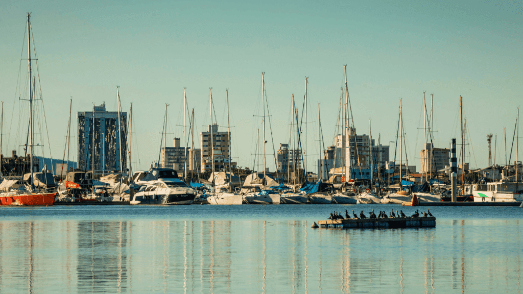 Vista do Centro de Itajaí, Santa Catarina