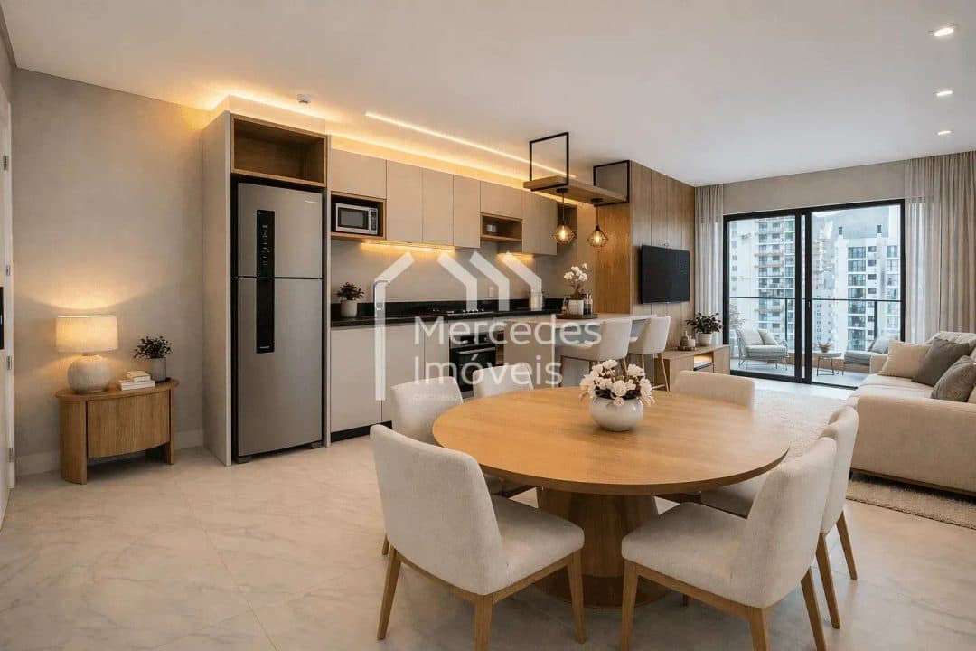 Foto 1 de Apartamento para locação 2 Quartos, 2 Suites, 2 Vagas, 101.31M², Praia Brava, Itajaí - SC | Sky Brava