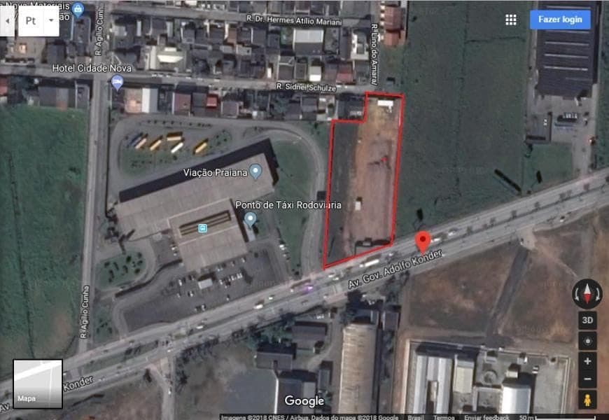 Foto 1 de Terreno à venda, 6.840,06 m² por R$ 16.000.000 - Cidade Nova - Itajaí/SC