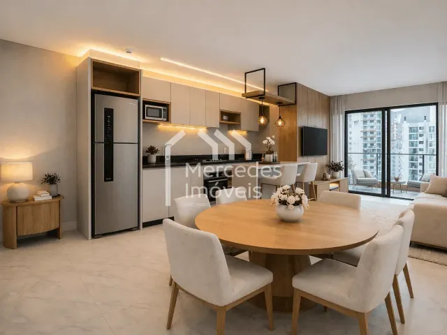 Foto 1 de Apartamento para locação 2 Quartos, 2 Suites, 2 Vagas, 101.31M², Praia Brava, Itajaí - SC | Sky Brava