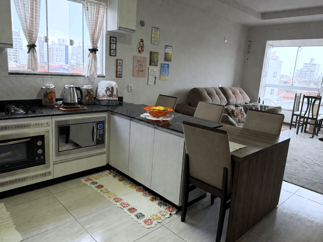 Foto 1 de Apartamento mobiliado com 1 suíte + 1 dormitório à venda, Gravatá, Navegantes, SC
